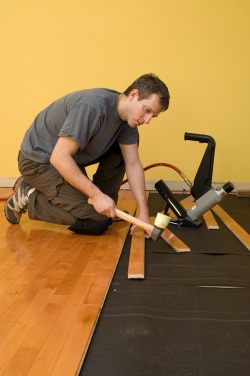 wood sub-floor installation tips