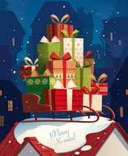 bigstock-Santa-s-sleigh-Christmas-card-74883442